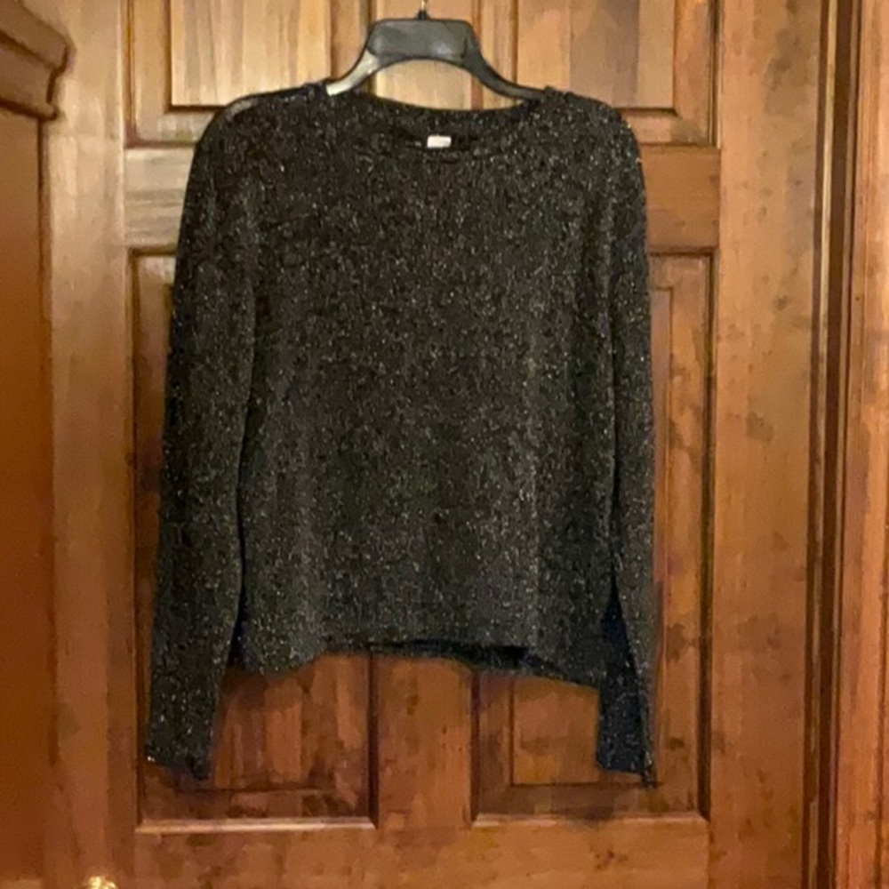 Divided Sparkle Top - NWOT, Holiday, Chic, Minimalist,